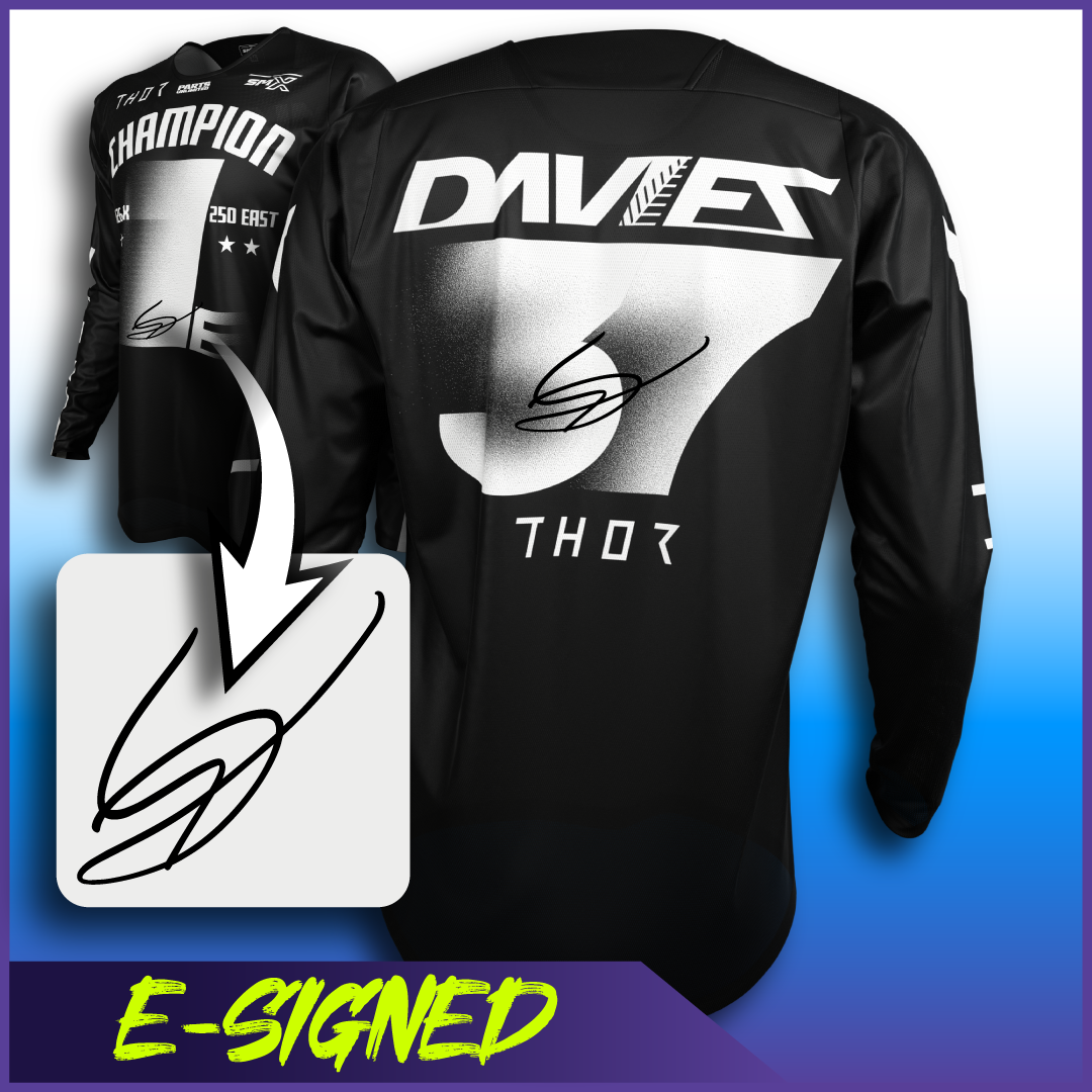 E SIGN: Cole Davies #1 East Coast Championship Thor Jersey – SMX