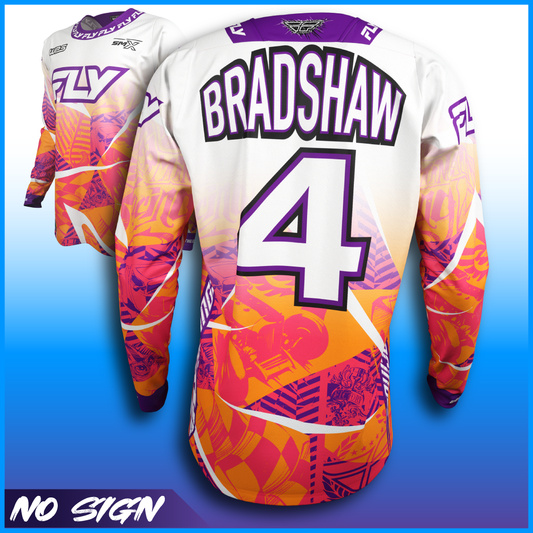 NO SIGN: Damon Bradshaw - Fly Beast From East Replica Jersey – SMX