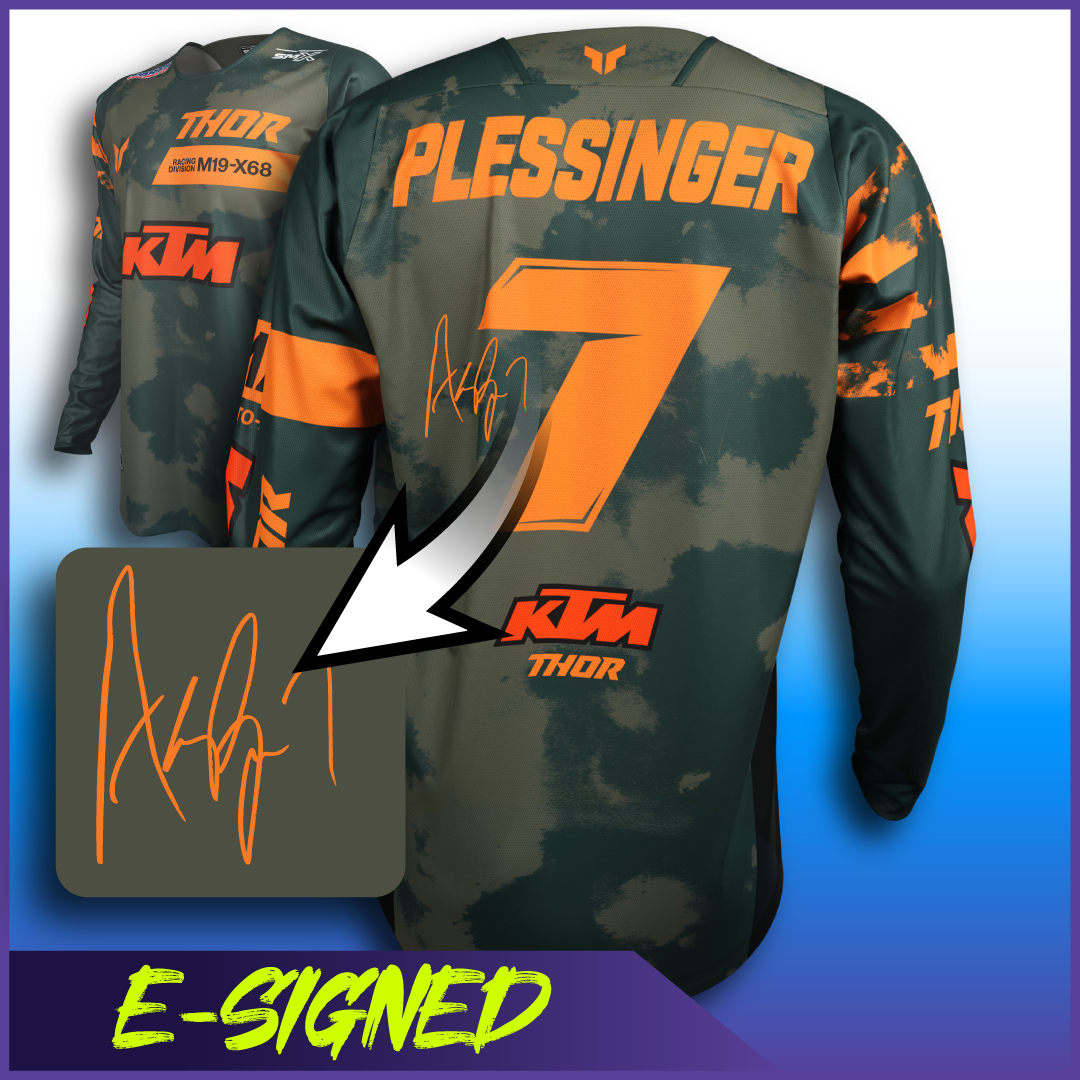E SIGN: Aaron Plessinger Thor Bleach Camo Jersey – SMX Replica Jerseys
