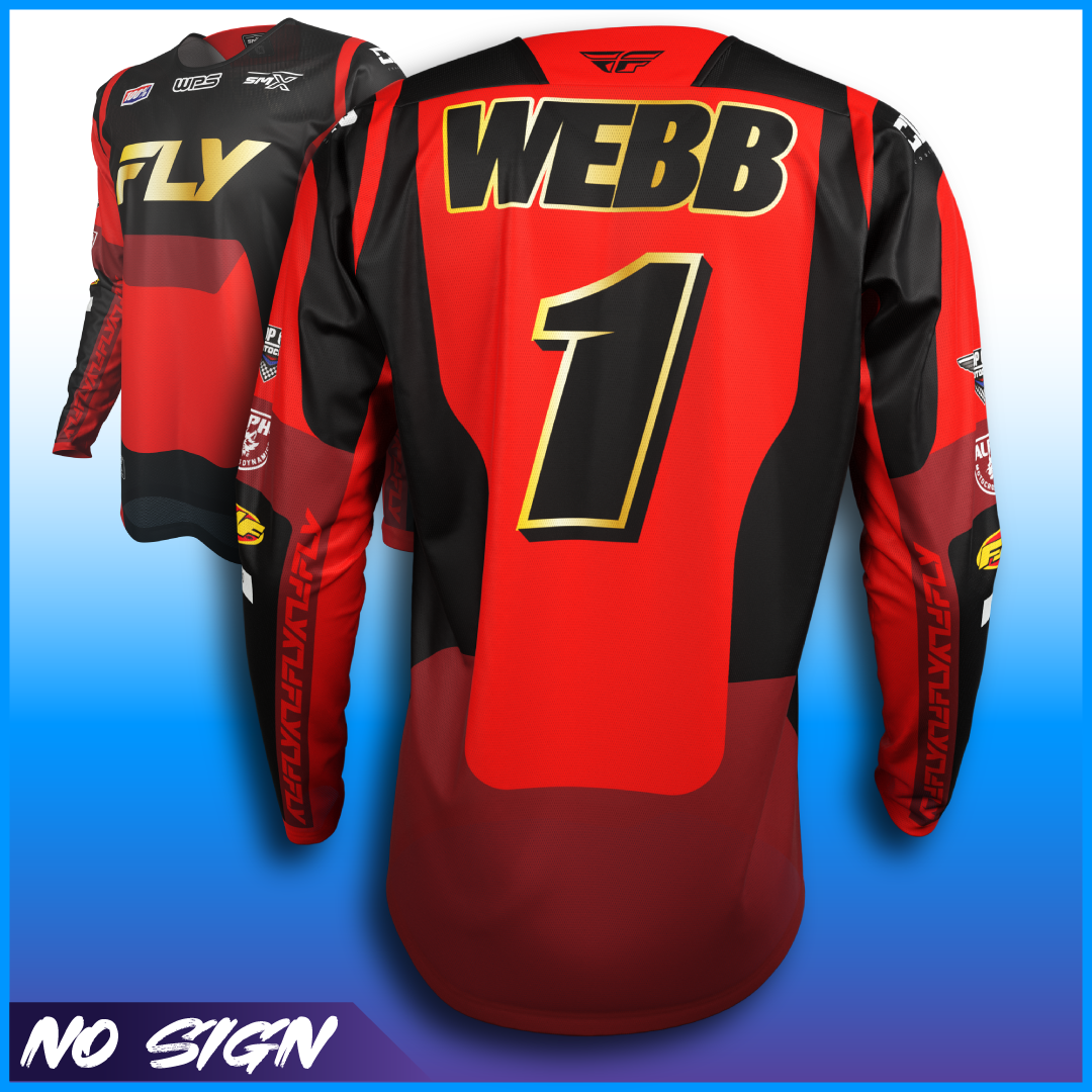 NO SIGN: Cooper Webb Fly Racing #1 Jersey – SMX Replica Jerseys