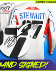 HAND SIGNED: Malcom Stewart FXR Coast Guard Jersey